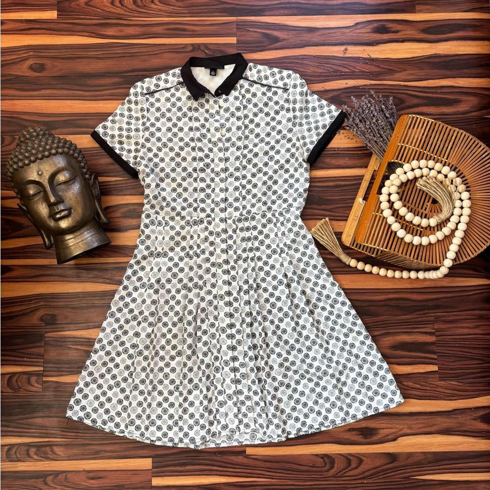 Jason Wu Monochrome Patterned Dress